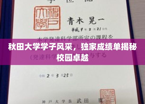 秋田学子闪耀校园，独家成绩单诠释卓越风采