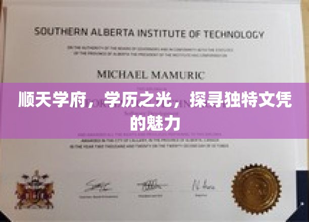 顺天学府，学历之光，探寻独特文凭的魅力