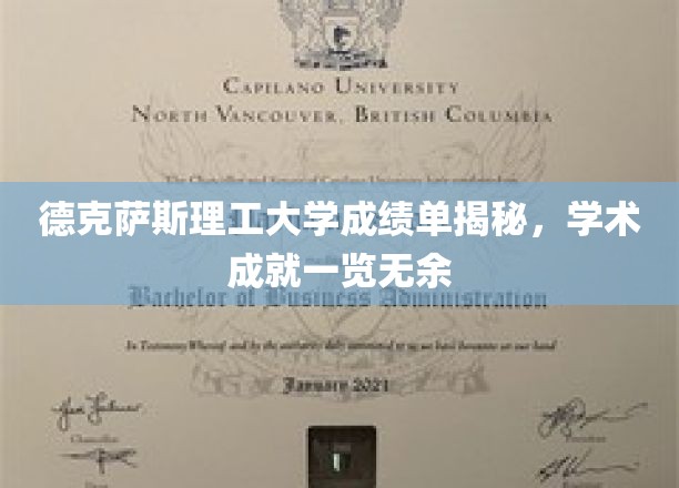 揭开德克萨斯理工大学学术成就面纱，成绩单里的荣耀瞬间