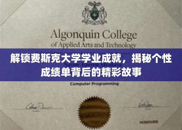 解锁费斯克大学学业成就，揭秘个性成绩单背后的精彩故事