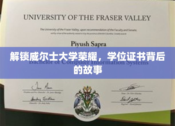 解锁威尔士大学荣耀，学位证书背后的故事