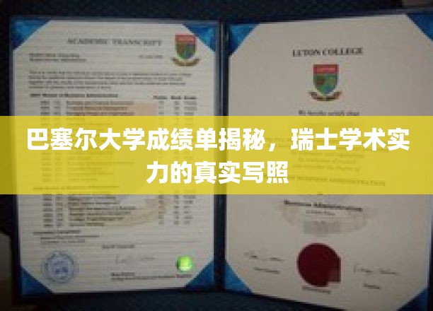 瑞士学术风采，巴塞尔大学成绩单中的瑞士学术实力解析