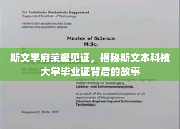 斯文巅峰荣耀揭秘，探秘斯文本科大毕业证的传奇历程
