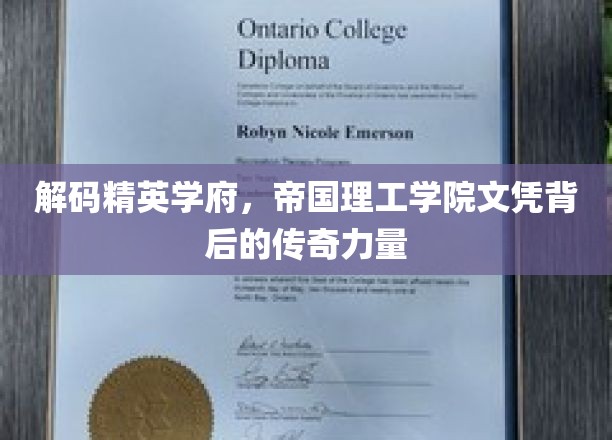 揭开帝国理工荣耀，揭秘高学历背后的神秘魅力