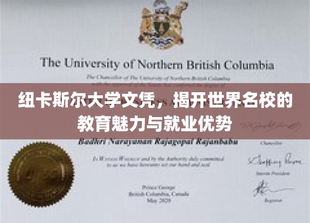 纽卡斯尔大学文凭，展现世界名校的教育魅力与就业优势