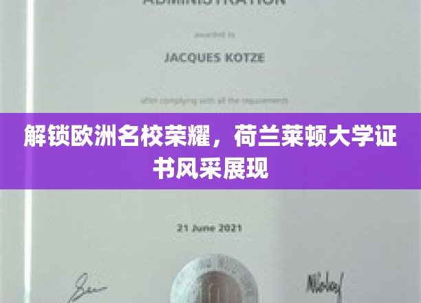 展现欧洲名校风采，荷兰莱顿大学证书荣耀