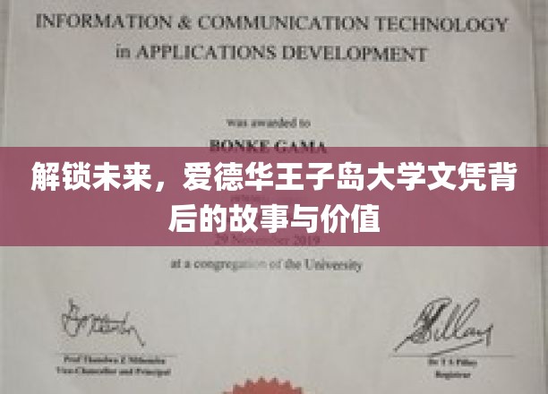 揭秘爱德华王子岛大学文凭，背后的故事与无限价值