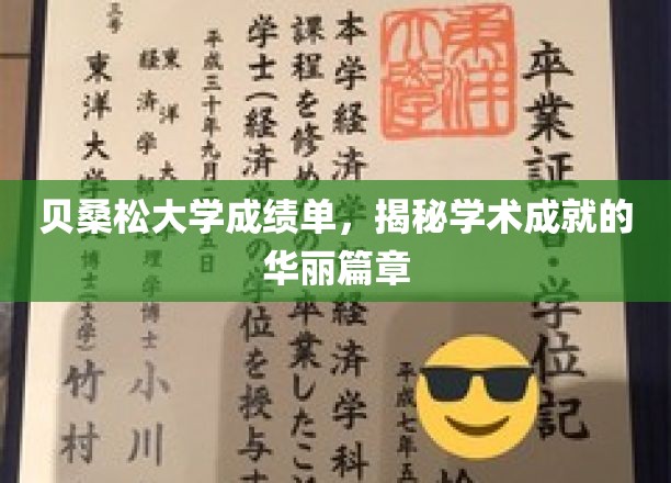贝桑松大学成绩单，揭开学术成就的璀璨篇章