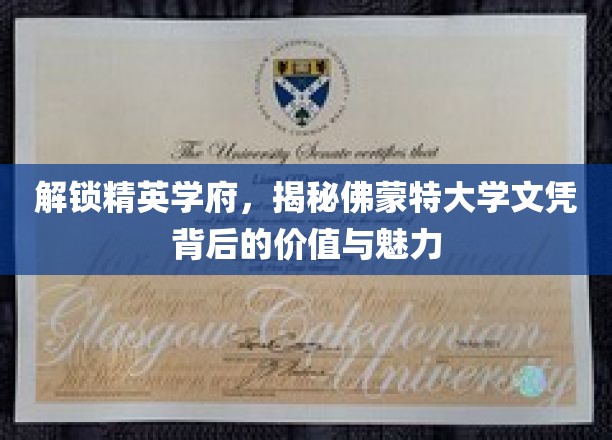探秘佛蒙特荣耀，文凭背后的精英价值与独特风采