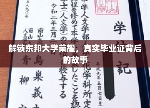 东邦荣耀揭秘，揭秘真实毕业证背后的传奇故事