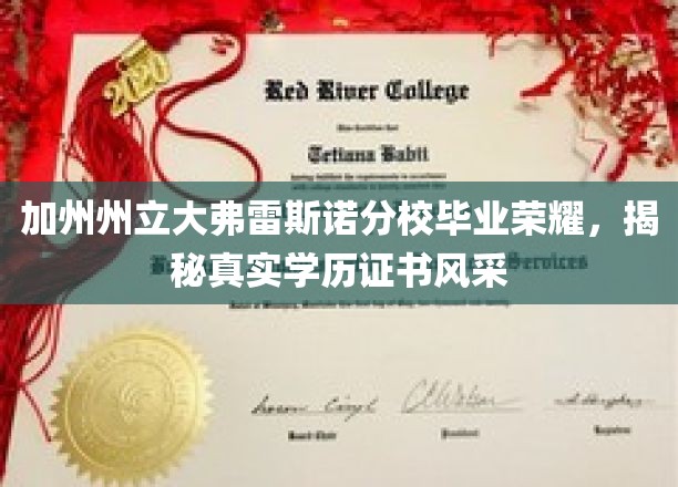 加州弗雷斯诺分校荣耀绽放，探秘毕业证书的非凡魅力