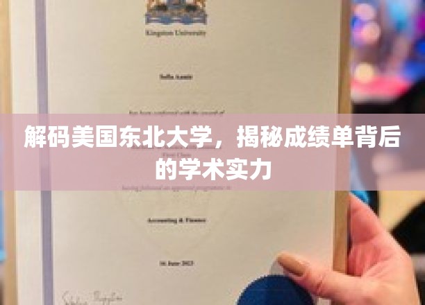 美国东北大学，揭秘隐藏在成绩单中的学术魅力