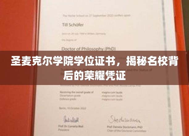 圣麦克尔学院学位证书，揭开名校背后的荣耀凭证