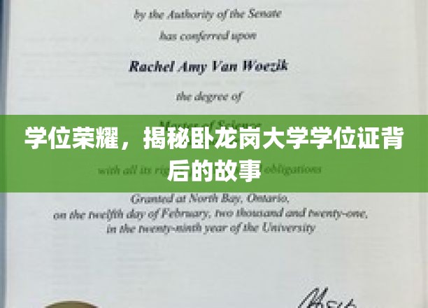 学位荣耀，揭秘卧龙岗大学学位证背后的故事