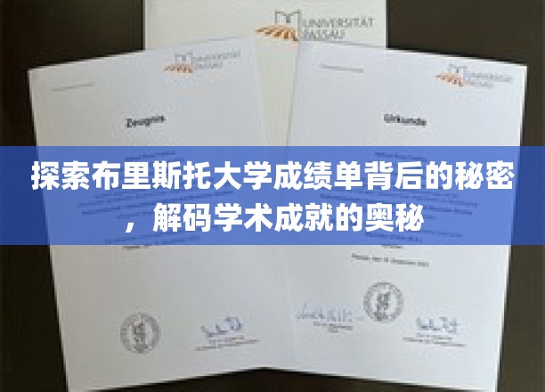 揭开布里斯托大学成绩单神秘面纱，揭秘学术卓越的密码