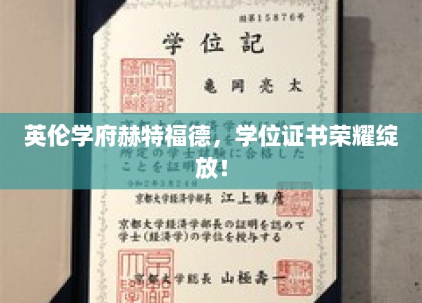 赫特福德学府荣耀时刻，学位证书璀璨登场