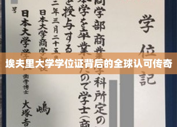 全球通行无阻，埃夫里大学学位证的传奇认可之路
