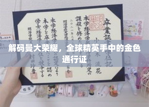 曼大荣耀启示录，揭秘全球精英梦寐以求的金钥匙