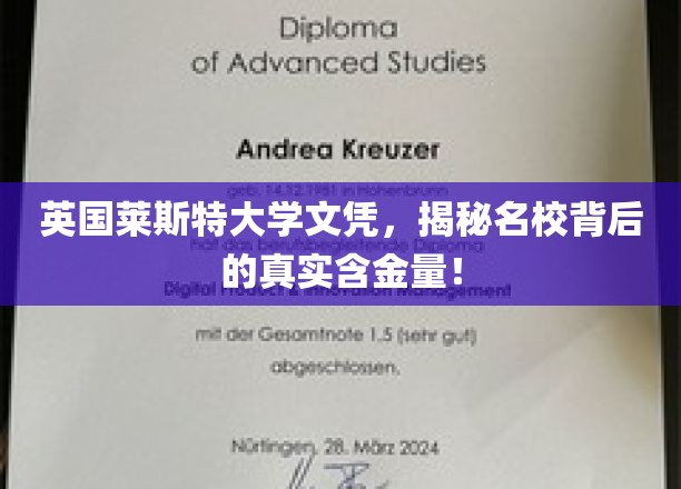 揭开英国莱斯特大学文凭的神秘面纱，探寻名校的真正价值与魅力