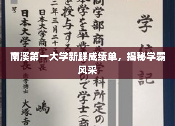 南溪第一大学新鲜成绩单，揭秘学霸风采