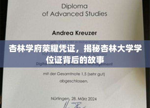 杏林荣耀凭证揭秘，探寻杏林大学学位证的传奇历程
