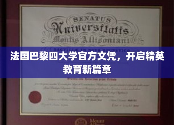 法国巴黎索邦大学官方文凭，开启精英教育新篇章