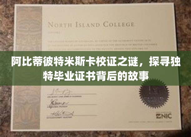 揭开阿比蒂彼特米斯卡神秘毕业证书的传奇面纱