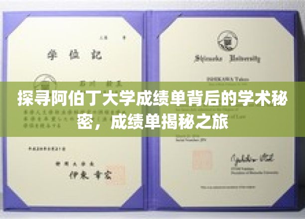 探寻阿伯丁大学成绩单背后的学术秘密，成绩单揭秘之旅