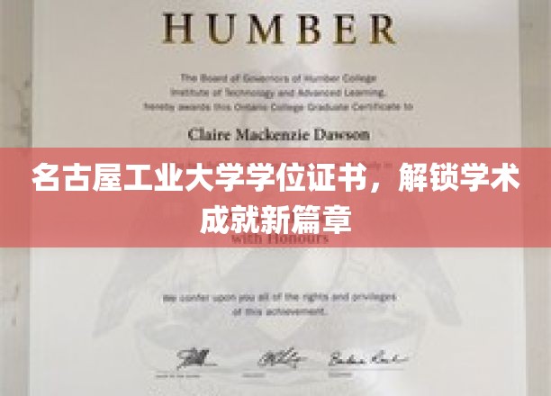 名古屋工业大学学位荣耀，开启学术辉煌新纪元