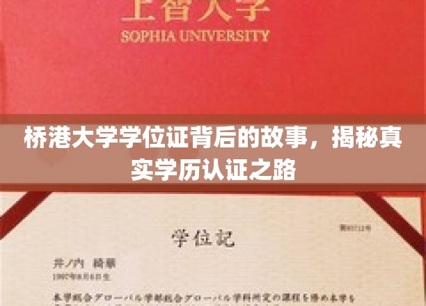 桥港大学学历证书之谜，探寻学历认证背后的真实轨迹