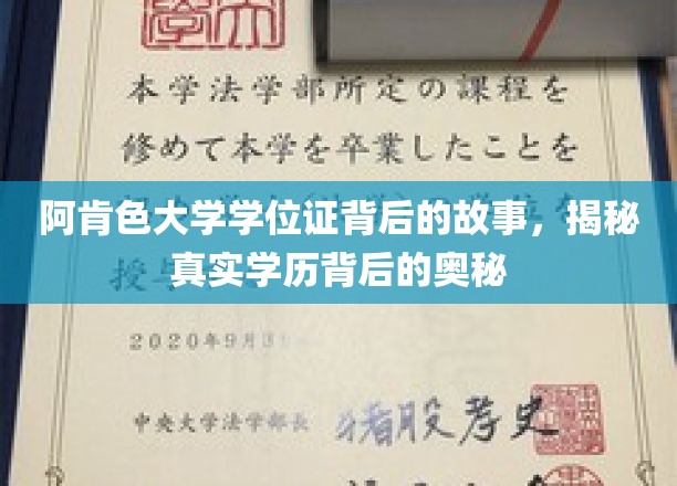 阿肯色大学学位证之谜，探寻学历认证背后的非凡历程