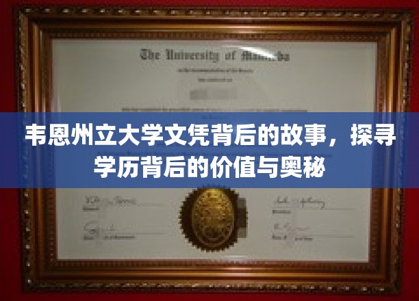 揭开韦恩州立大学文凭的面纱，探寻学历背后的深层价值