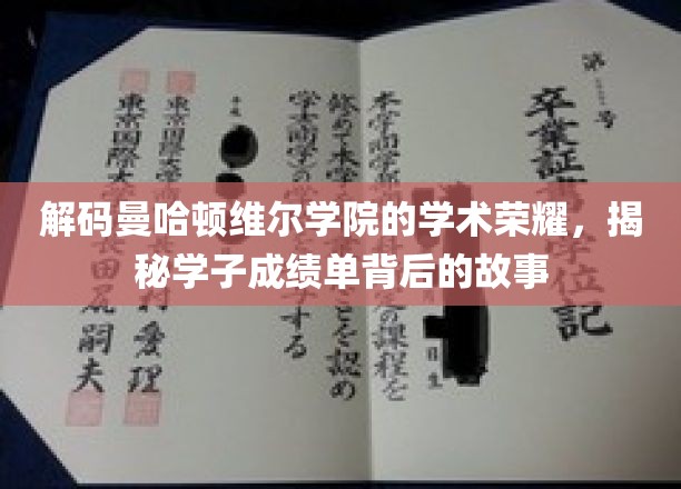 揭开曼哈顿维尔学院学霸传奇，探索成绩单背后的成长轨迹