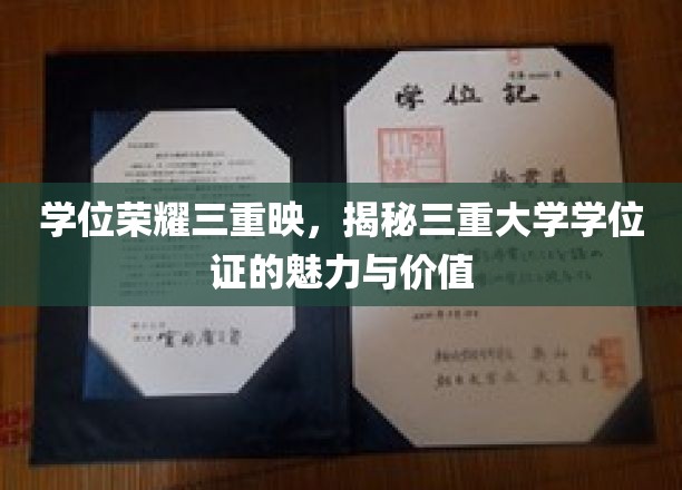 学位证闪耀三重光，探秘学历荣耀的非凡魅力与深远价值