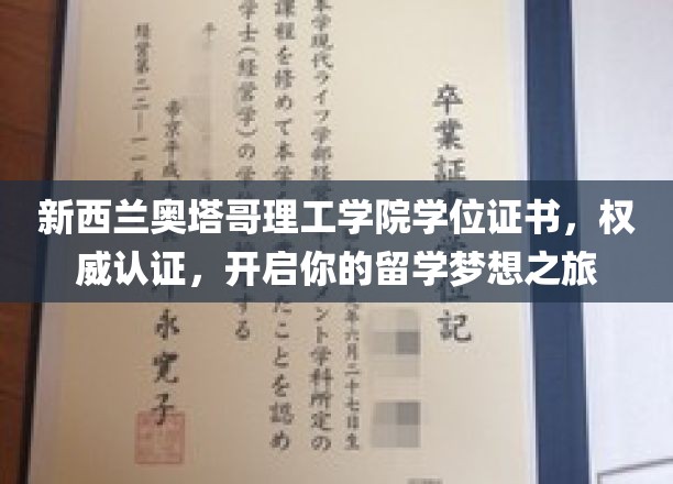 奥塔哥理工学院学位通行证，助你扬帆起航留学新征程