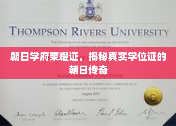 朝日学府荣耀证，揭秘真实学位证的朝日传奇