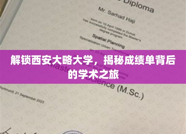 解锁西安大略大学，探寻成绩单背后的学术之旅