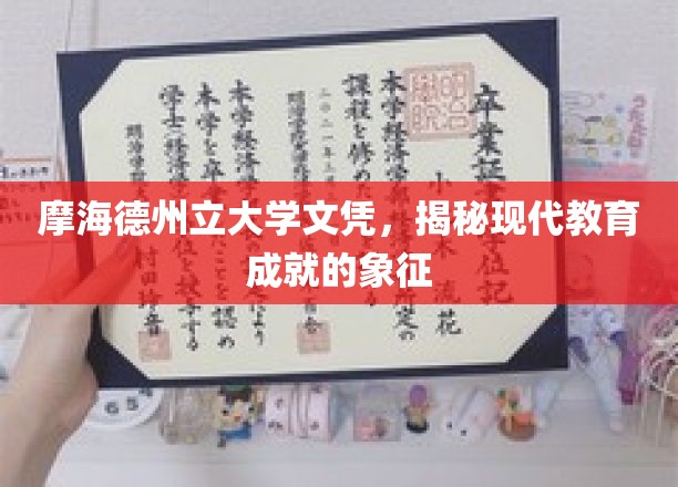 摩海德州立大学文凭，探寻现代教育成就的闪亮印记
