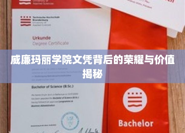 解锁威廉玛丽学院文凭的非凡魅力与深层价值