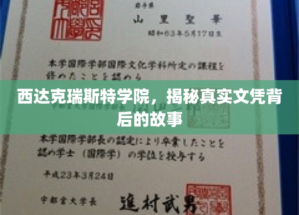 揭开西达克瑞斯特学院文凭背后的传奇面纱