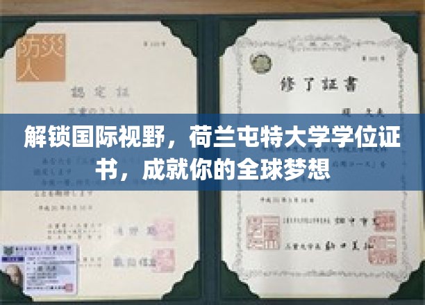 跨国梦想启航，荷兰屯特大学学位，助你开拓国际舞台
