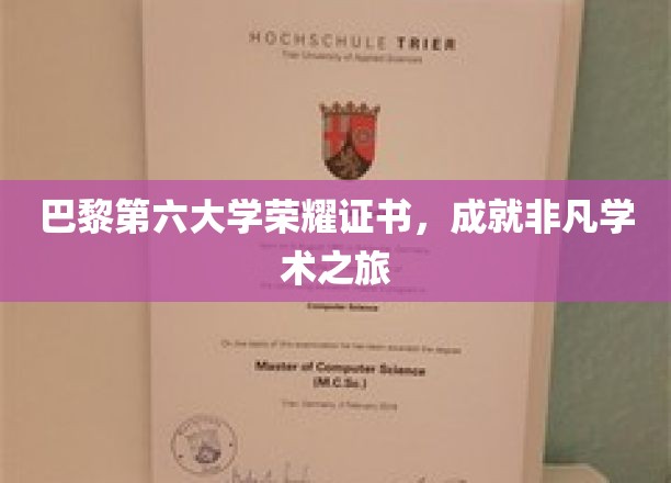 巴黎第六大学荣耀时刻，铸就卓越学术人生轨迹