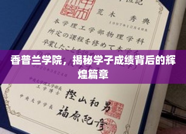 查普曼学院，揭秘学子成绩背后的辉煌篇章