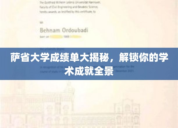 萨省大学成绩单大揭秘，解锁你的学术成就全景