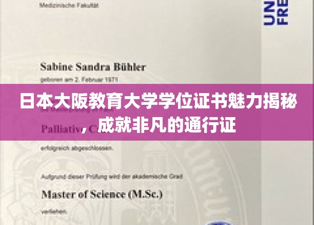 日本大阪教育大学学位证书魅力解析，成就非凡的通行证