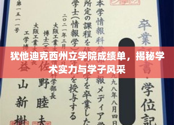 犹他迪克西州立学院成绩单，揭秘学术实力与学子风采