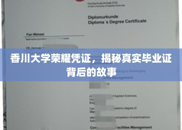 香川大学证书之谜，探寻毕业证背后的荣耀与传承