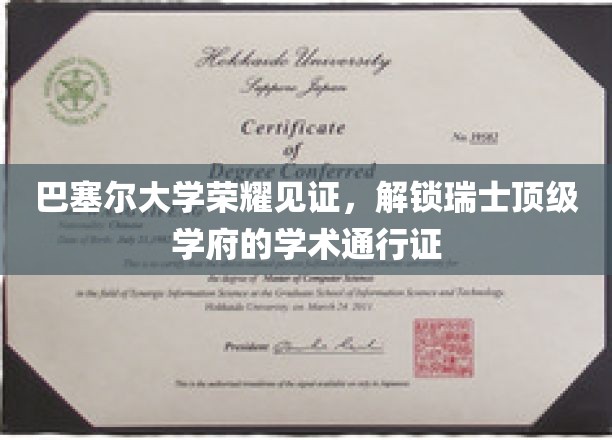 巴塞尔荣耀，解锁瑞士学术殿堂的尊贵通行证