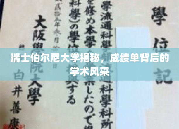 瑞士伯尔尼大学揭秘，成绩单背后的学术风采