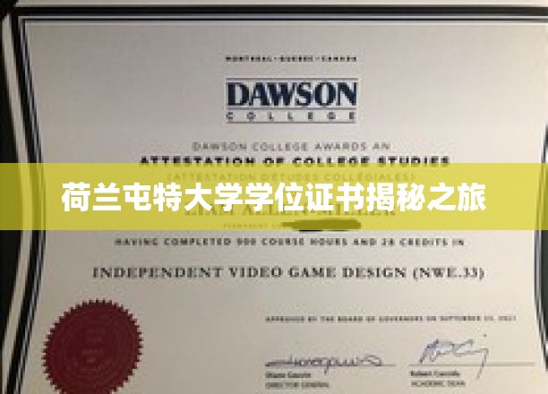 探秘荷兰屯特大学，学位证书背后的传奇故事